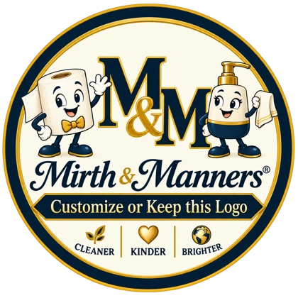 Mirth and Manners character logo: Customize or Keep This Logo