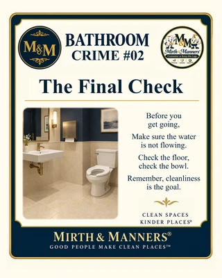 Bathroom Crime #02: The Final Check