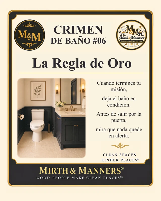 Crimen de Baño #06: La Regla de Oro