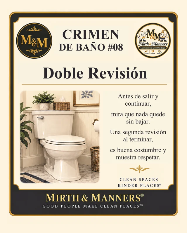 Crimen de Baño #08: Doble Revisión