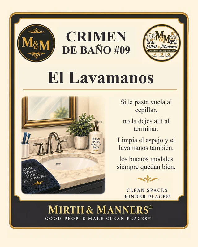 Crimen de Baño #09: El Lavamanos