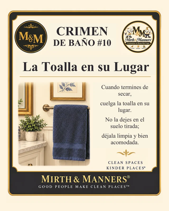 Crimen de Baño #10: La Toalla en su Lugar